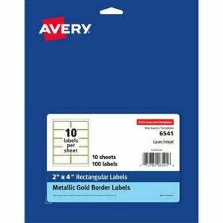 AVERY Label, Addres, Gdbrdr, 2X4, 100 AVE6541